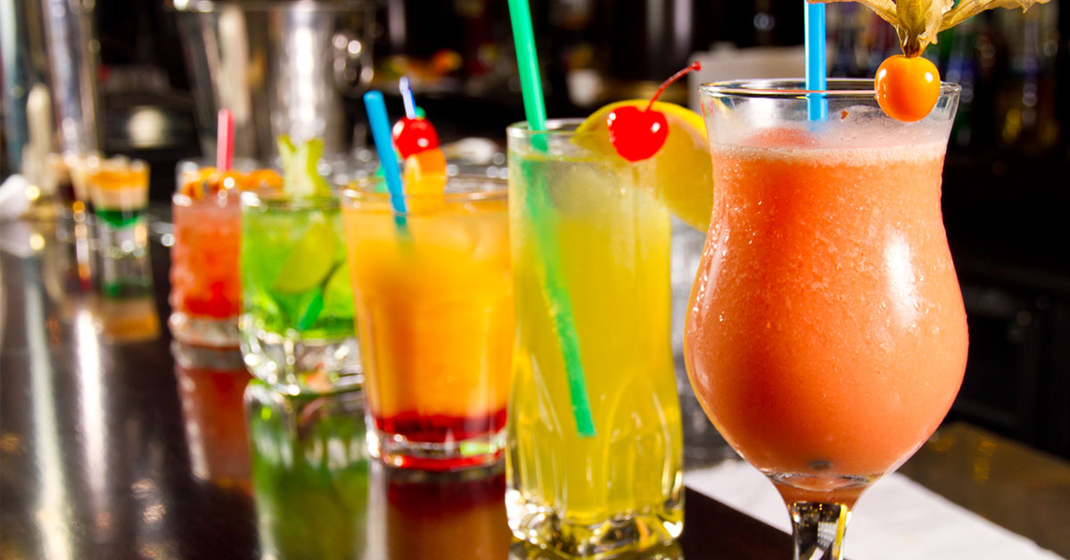 Signature Cocktails at a Wedding in Hyderabad