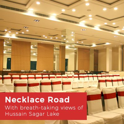 Banquet Halls at Necklace Road, Hyderabad